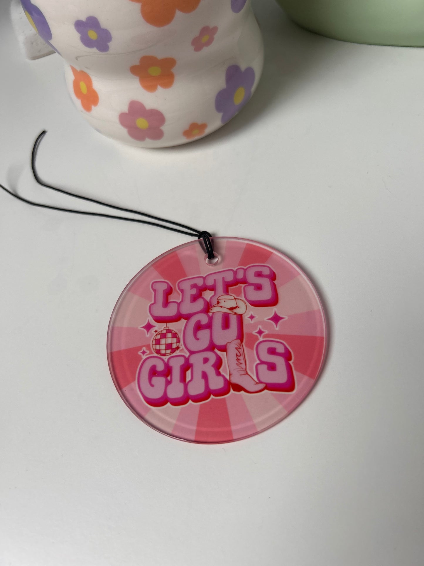 Let’s Go Girls Car Charm