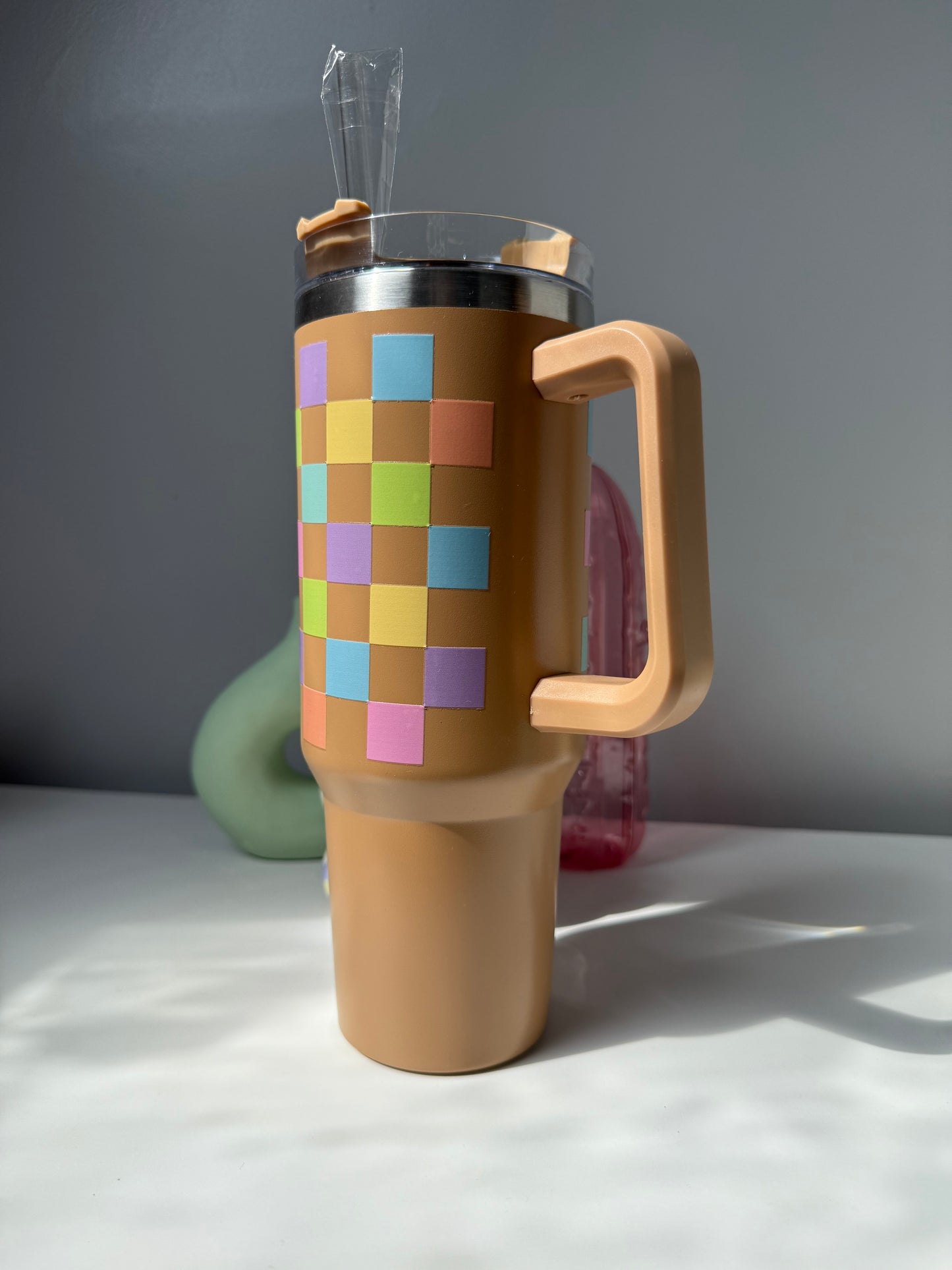 Checkered Tumbler
