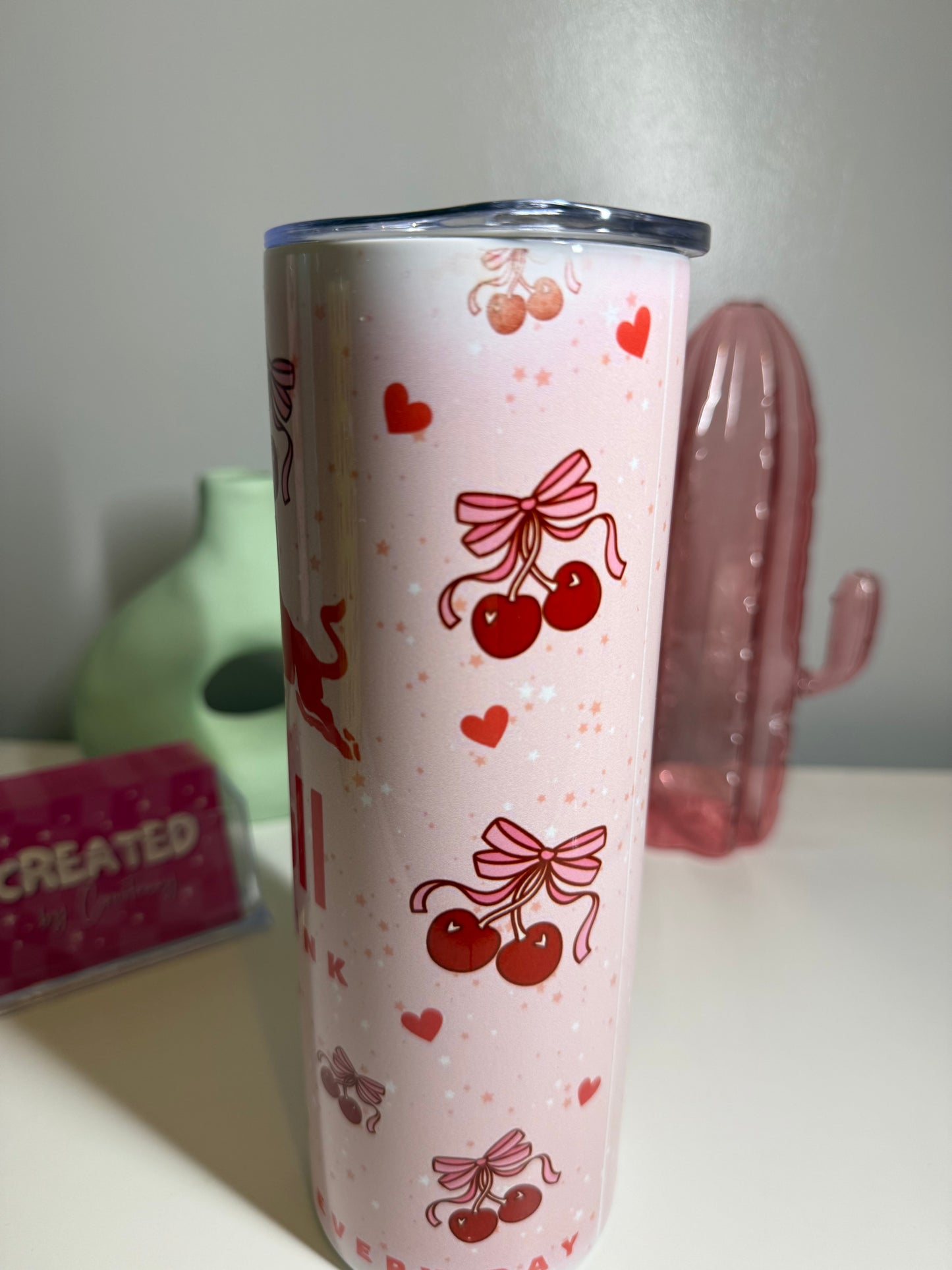 Cherry Red Bull Oopsie Tumbler