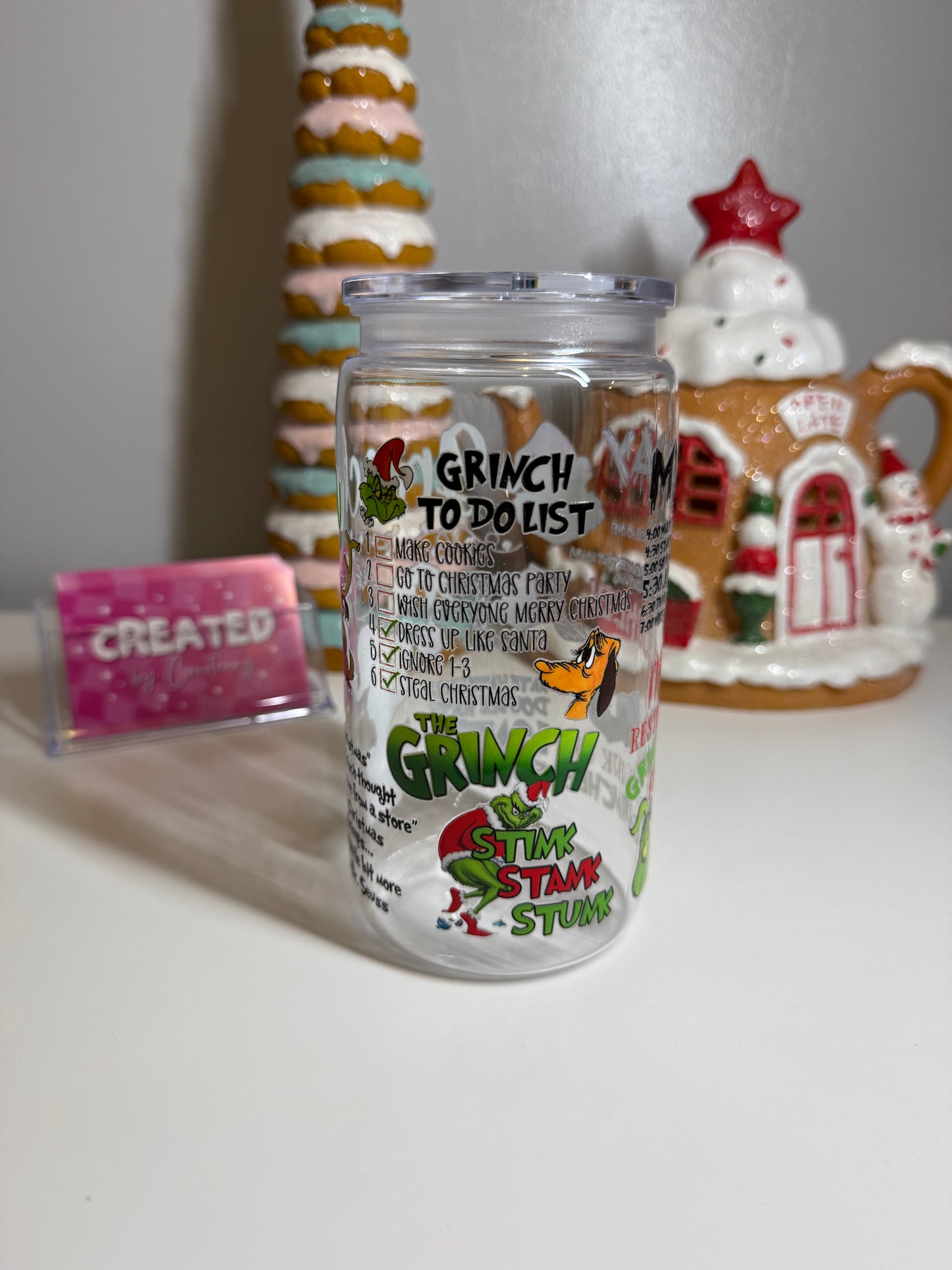 The Grinch Plastic Cup