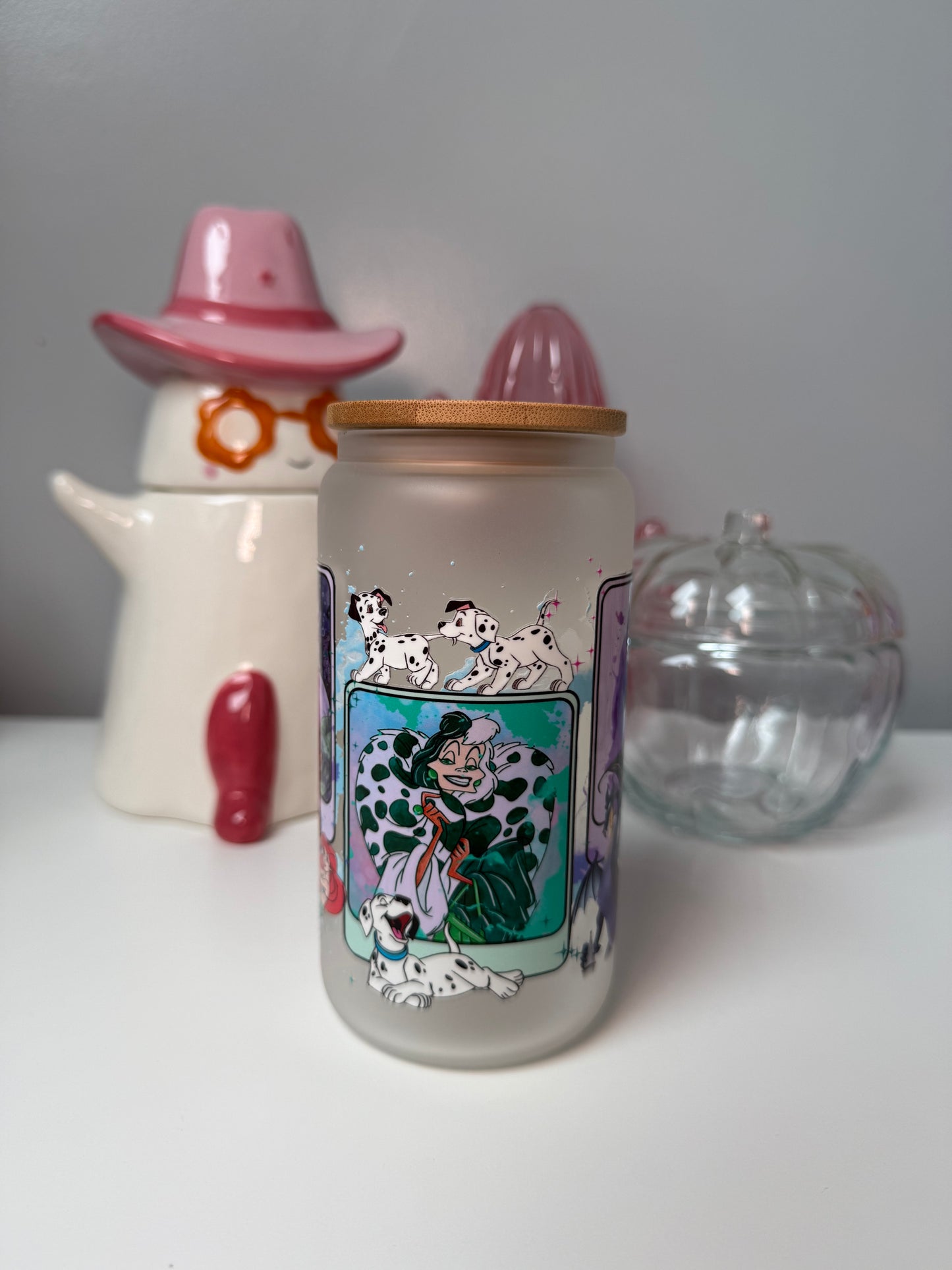 Disney Villains Glass Can