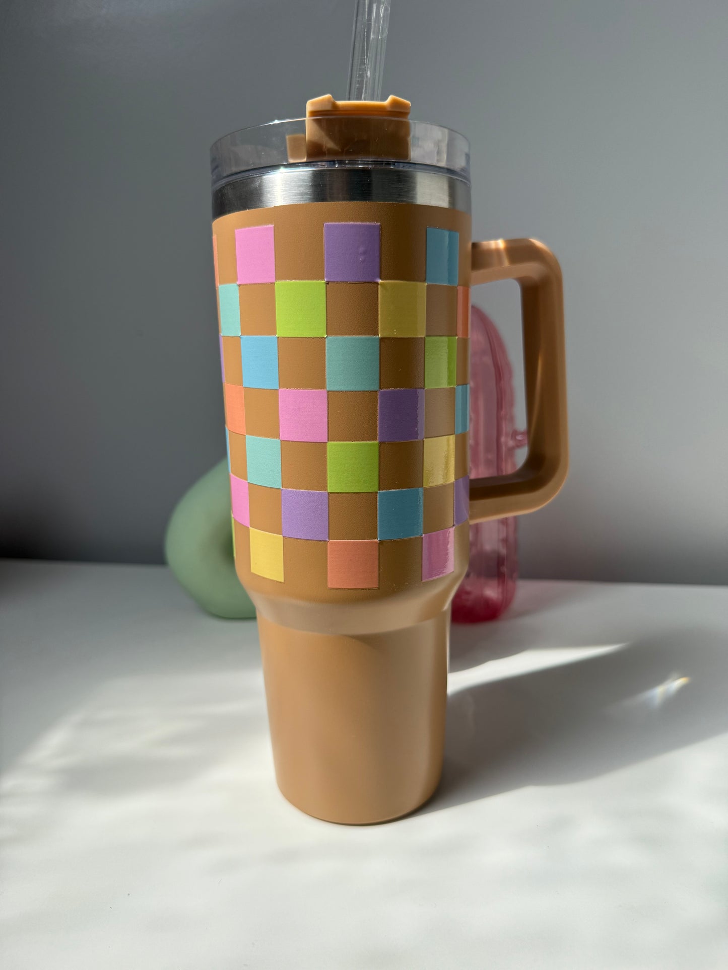 Checkered Tumbler