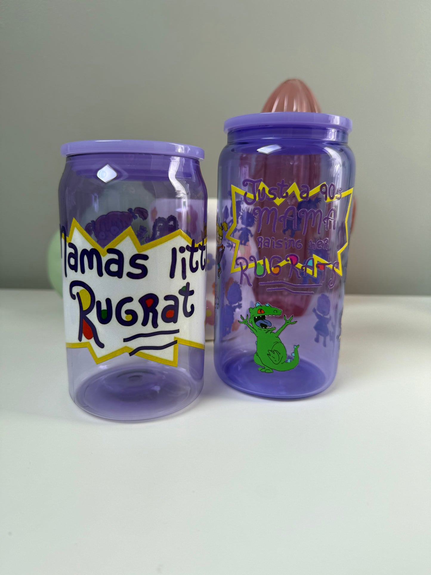 Mama & Mini Rugrats Matching Libby Cans