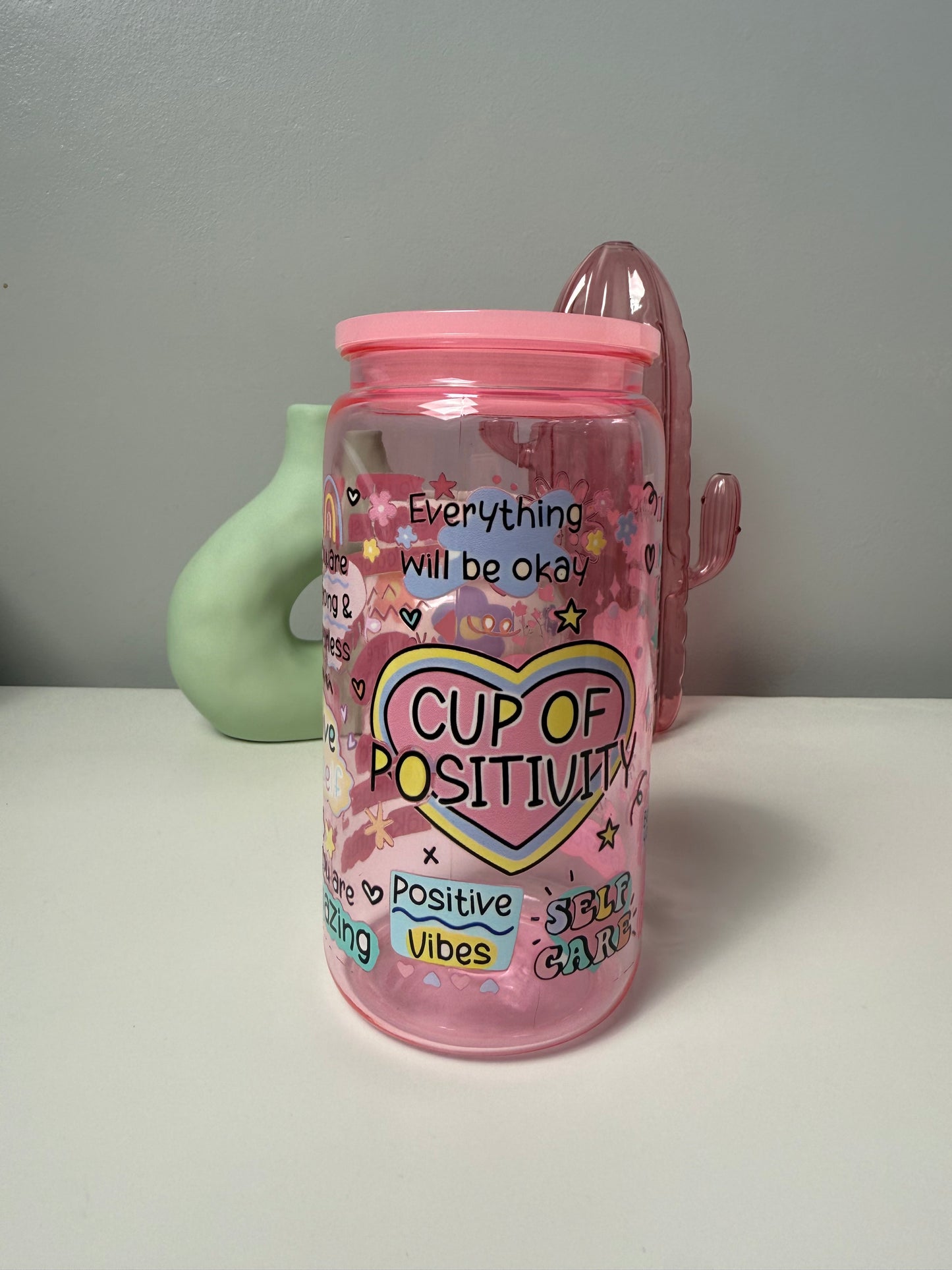 Cup of Positivity Plastic Libby Can