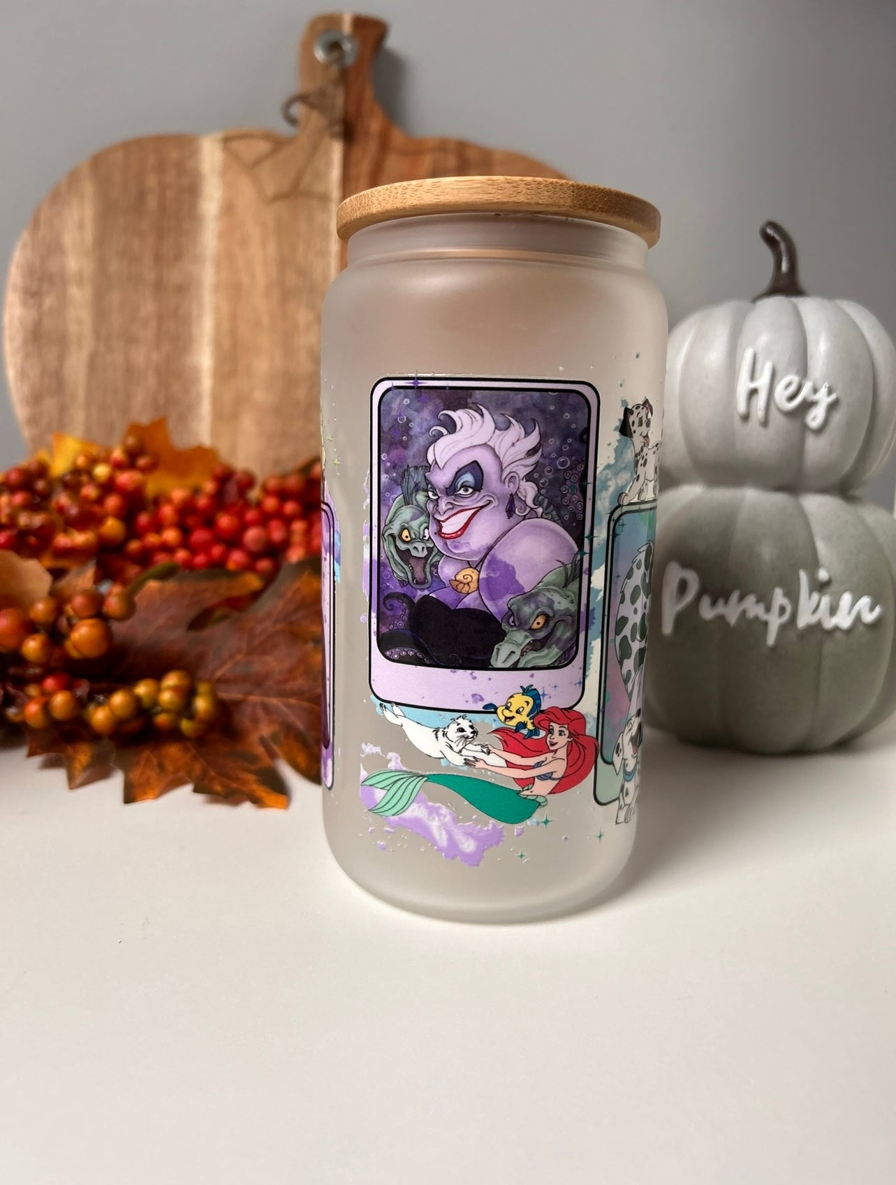 Disney Villains Glass Can