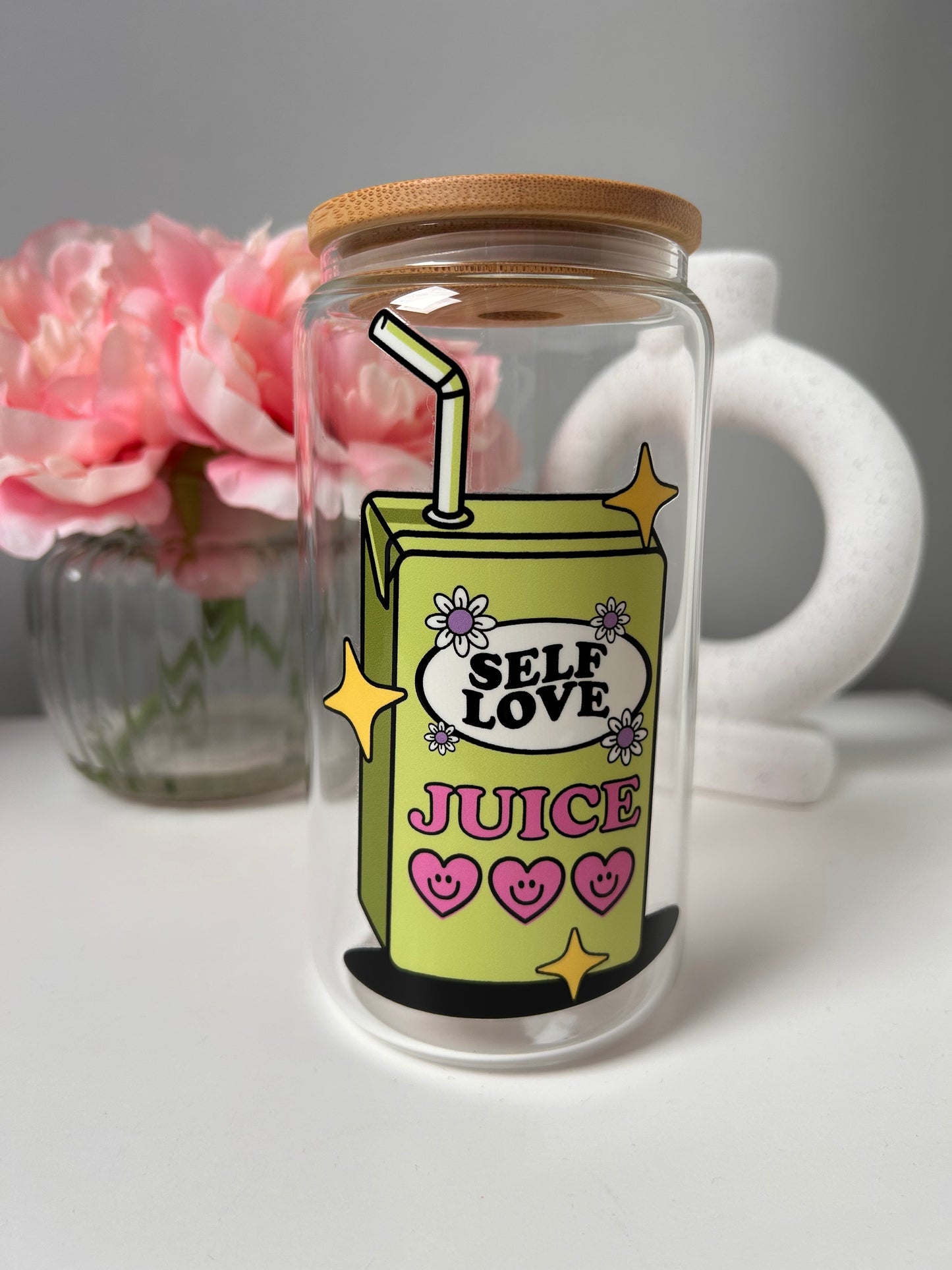 Self Love Juice Glass Can