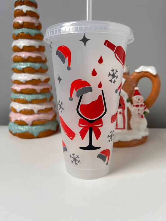 Christmas Red Wine Tumbler