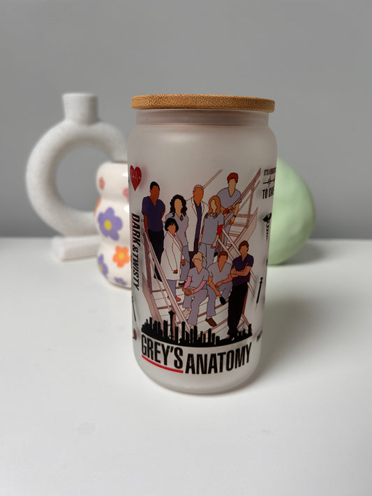 Grey’s Anatomy Glass Can