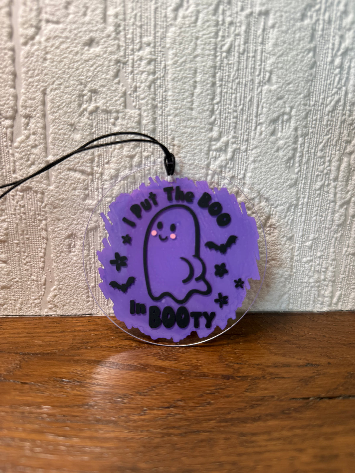 I Put The Boo In Booty Car Charm