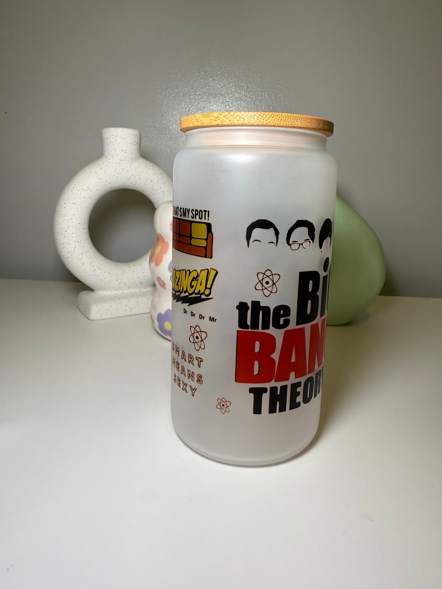 The Big Bang Theory Glass Can