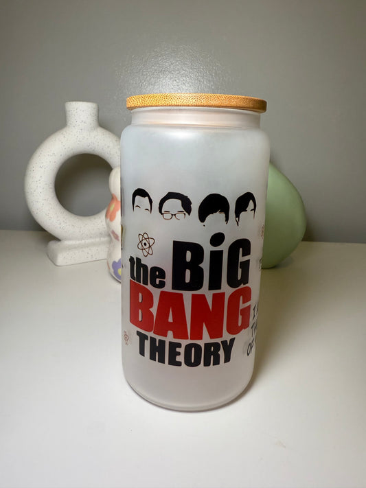 The Big Bang Theory Glass Can