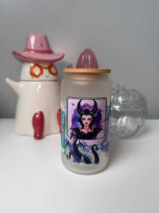Disney Villains Glass Can