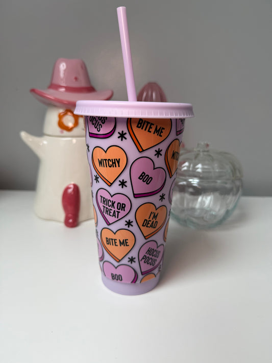 Halloween Love Hearts Oopsie Tumbler