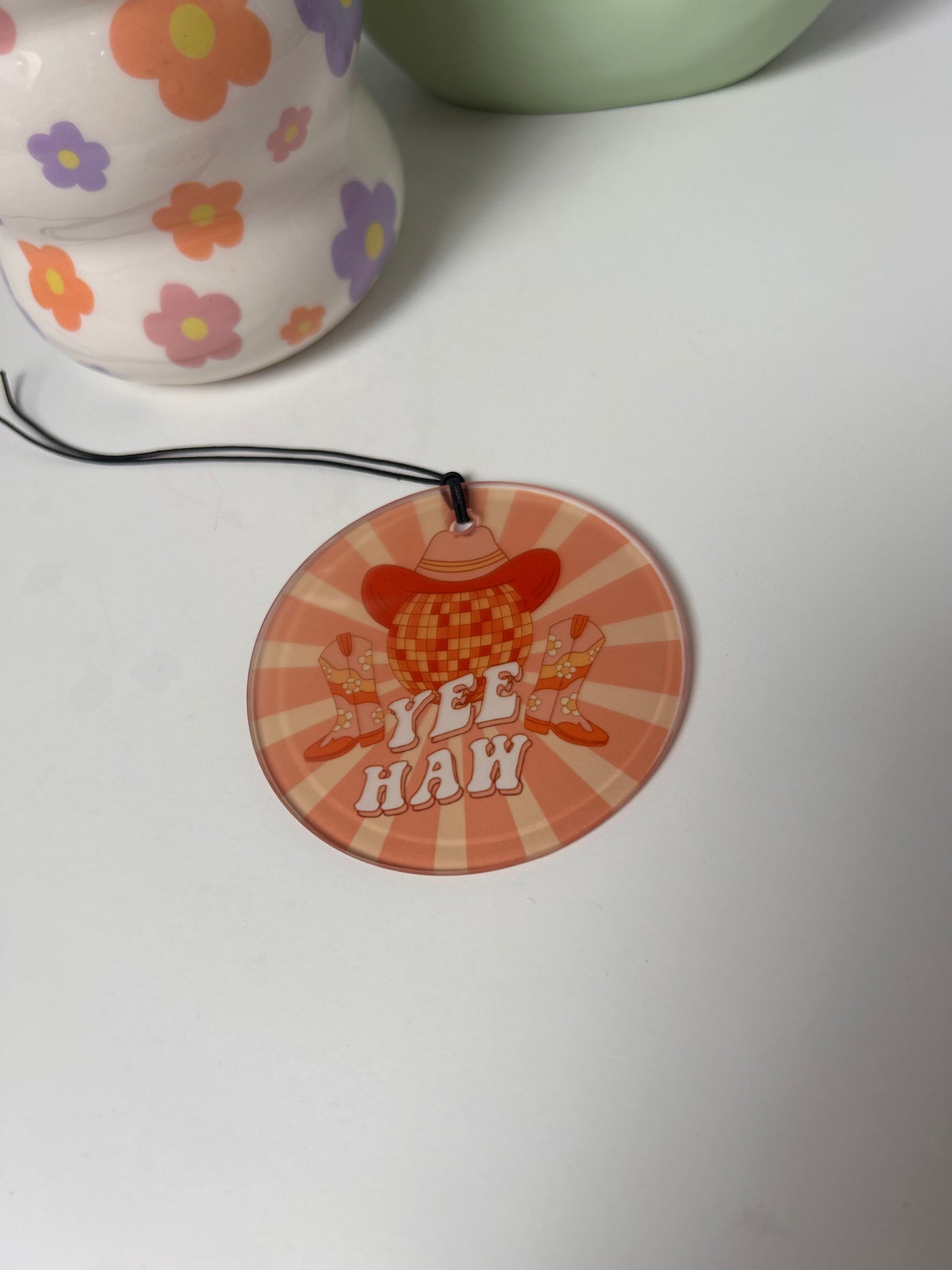 Yee Haw Car Charm