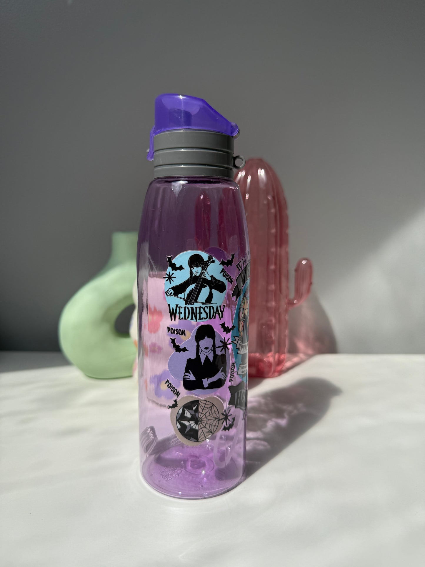Wednesday Hellscape Water Bottle