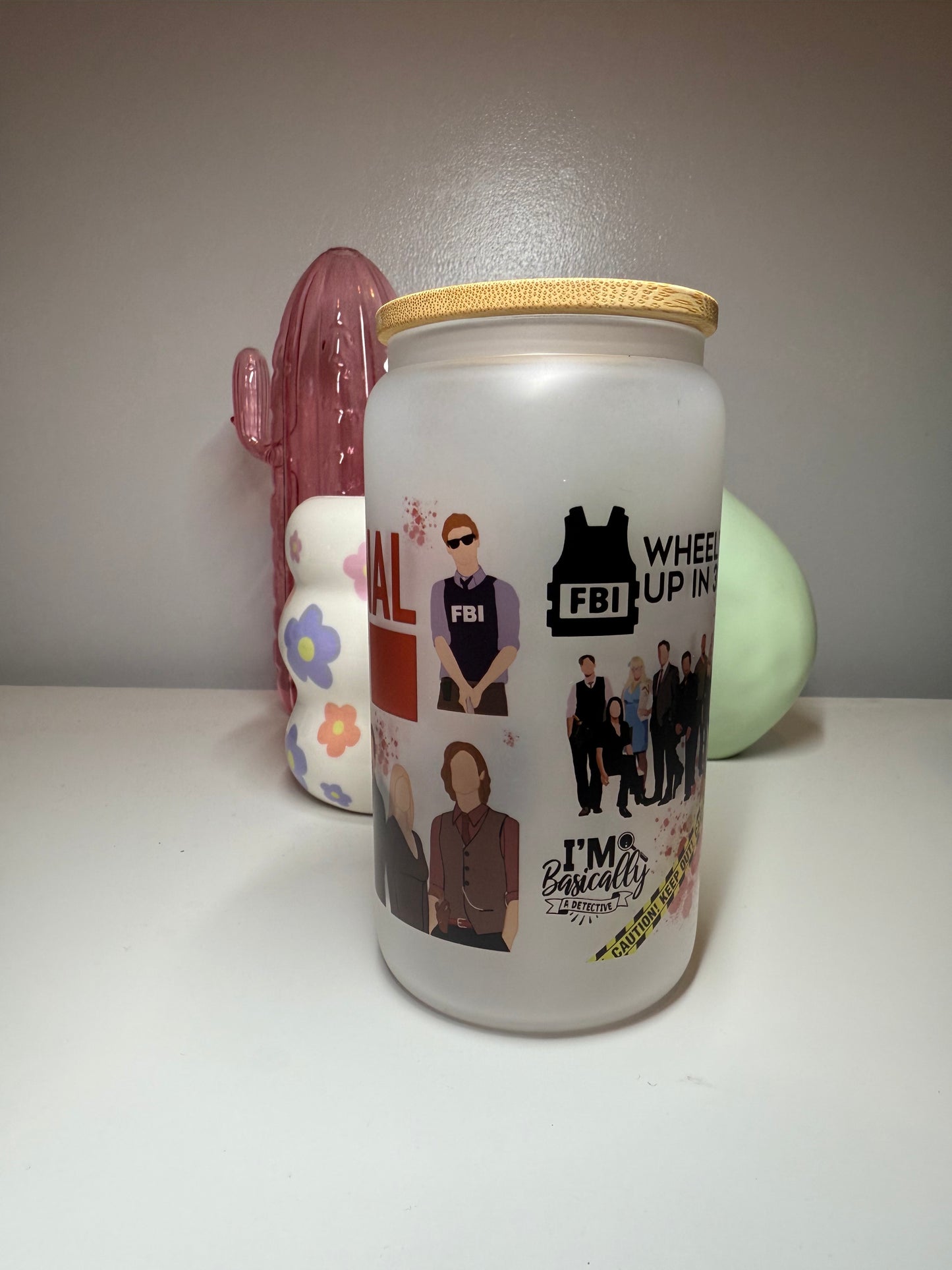 Criminal Minds Glass Can