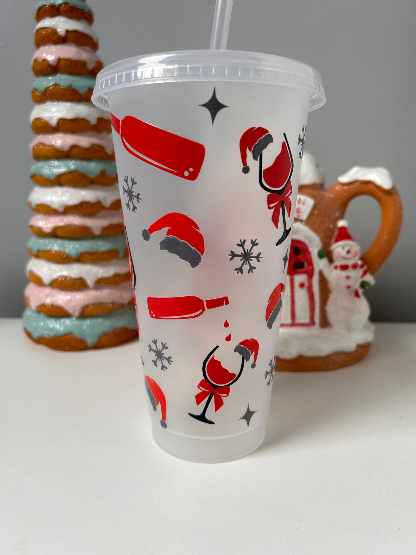 Christmas Red Wine Tumbler