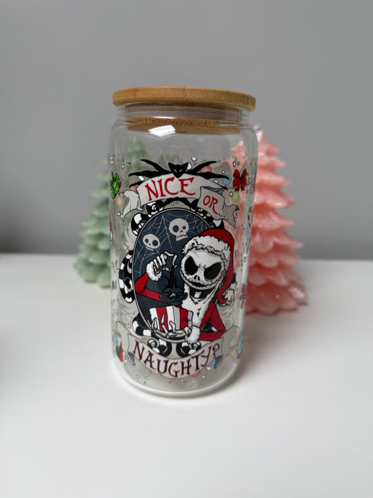 NBC Nice or Naughty Glass Can