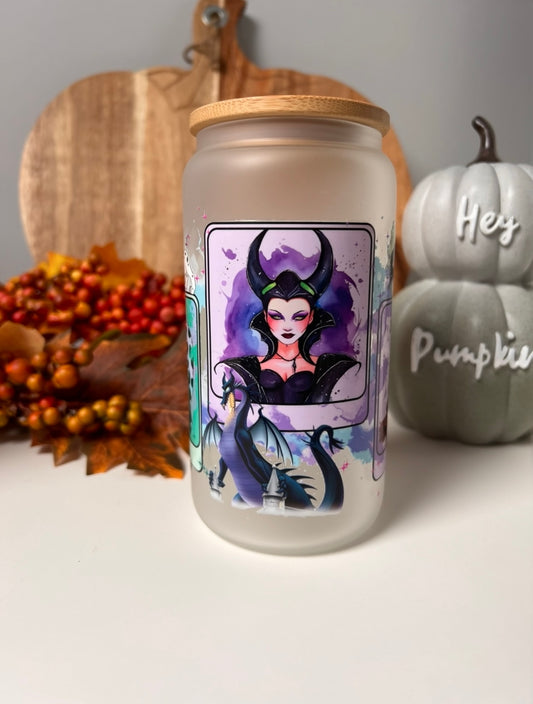 Disney Villains Glass Can