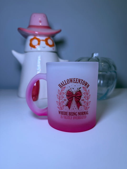 Halloweentown Pink Frosted Mug