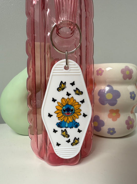 Sunflower Stitch Keyring