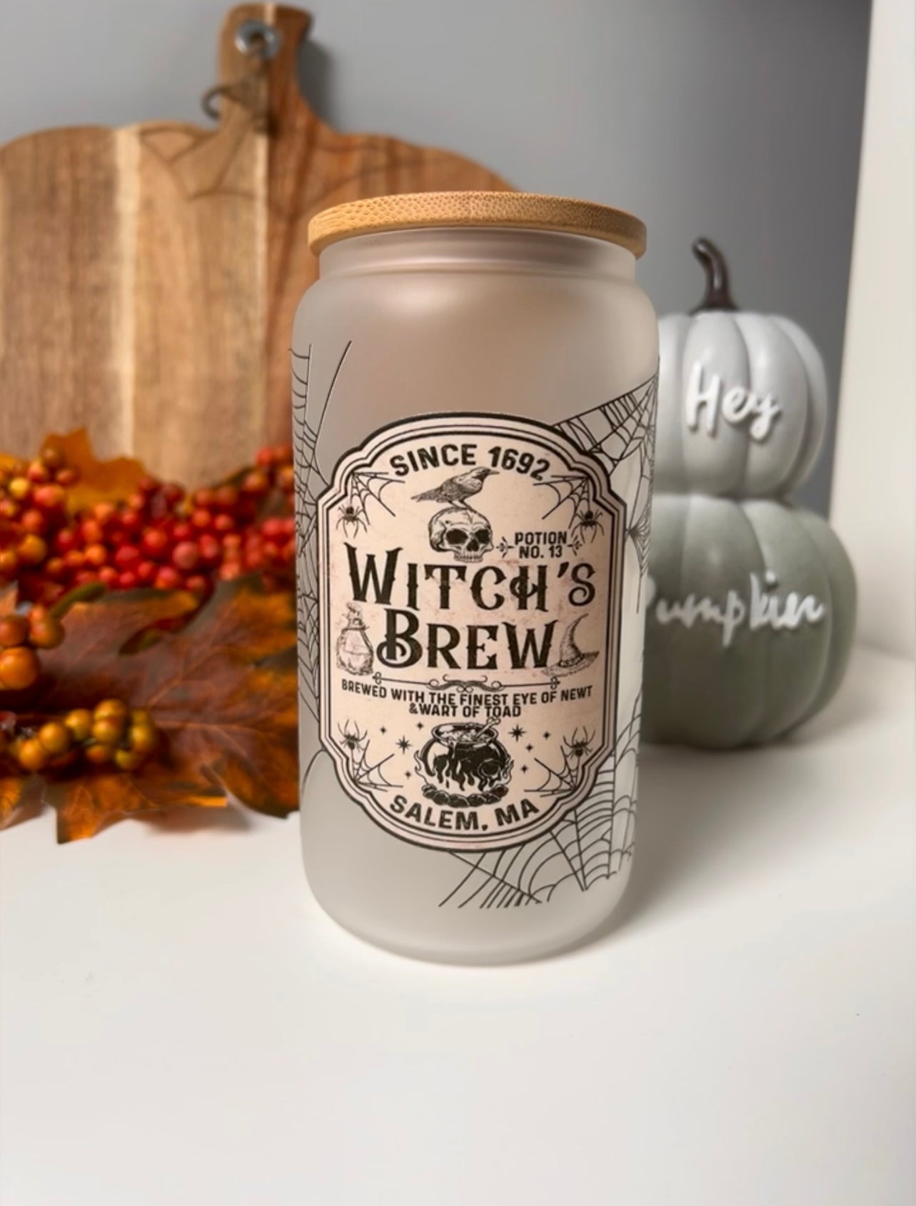 Witch’s Brew Glass Can