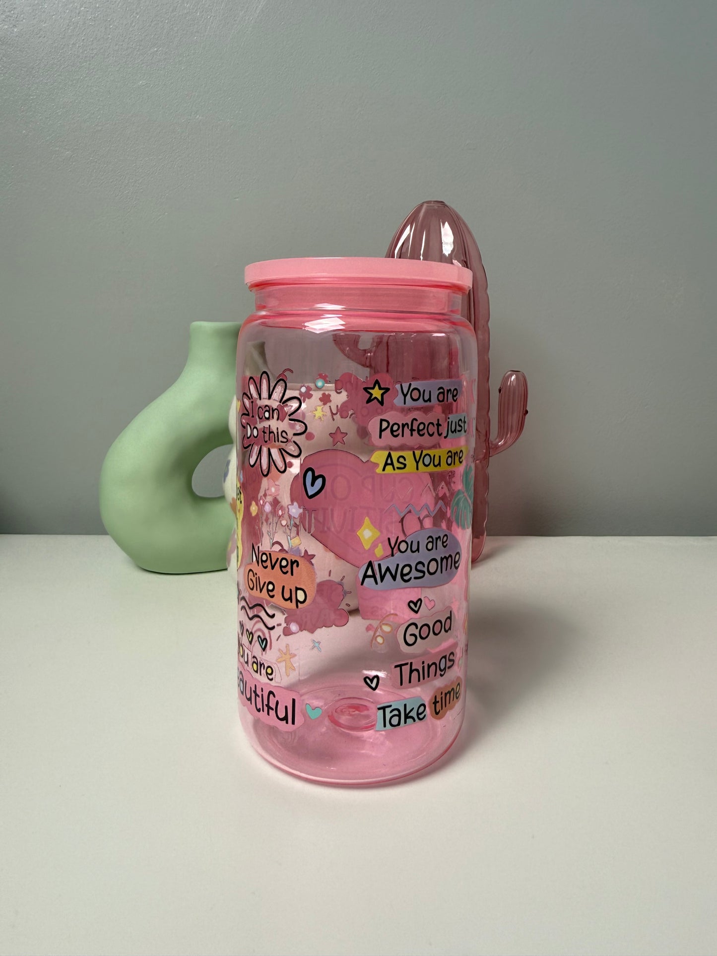 Cup of Positivity Plastic Libby Can