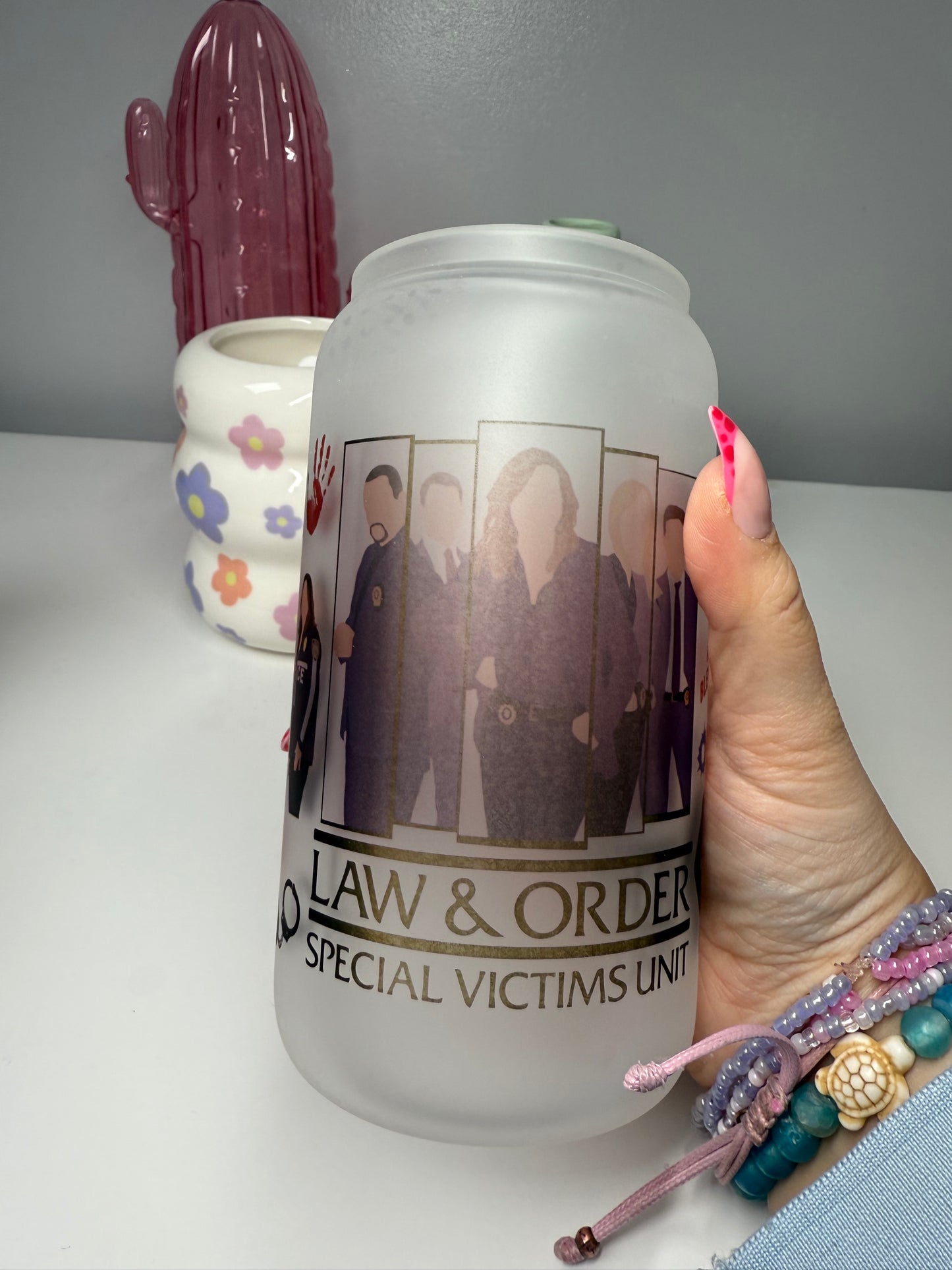 Law & Order SVU Oopsie Glass Can