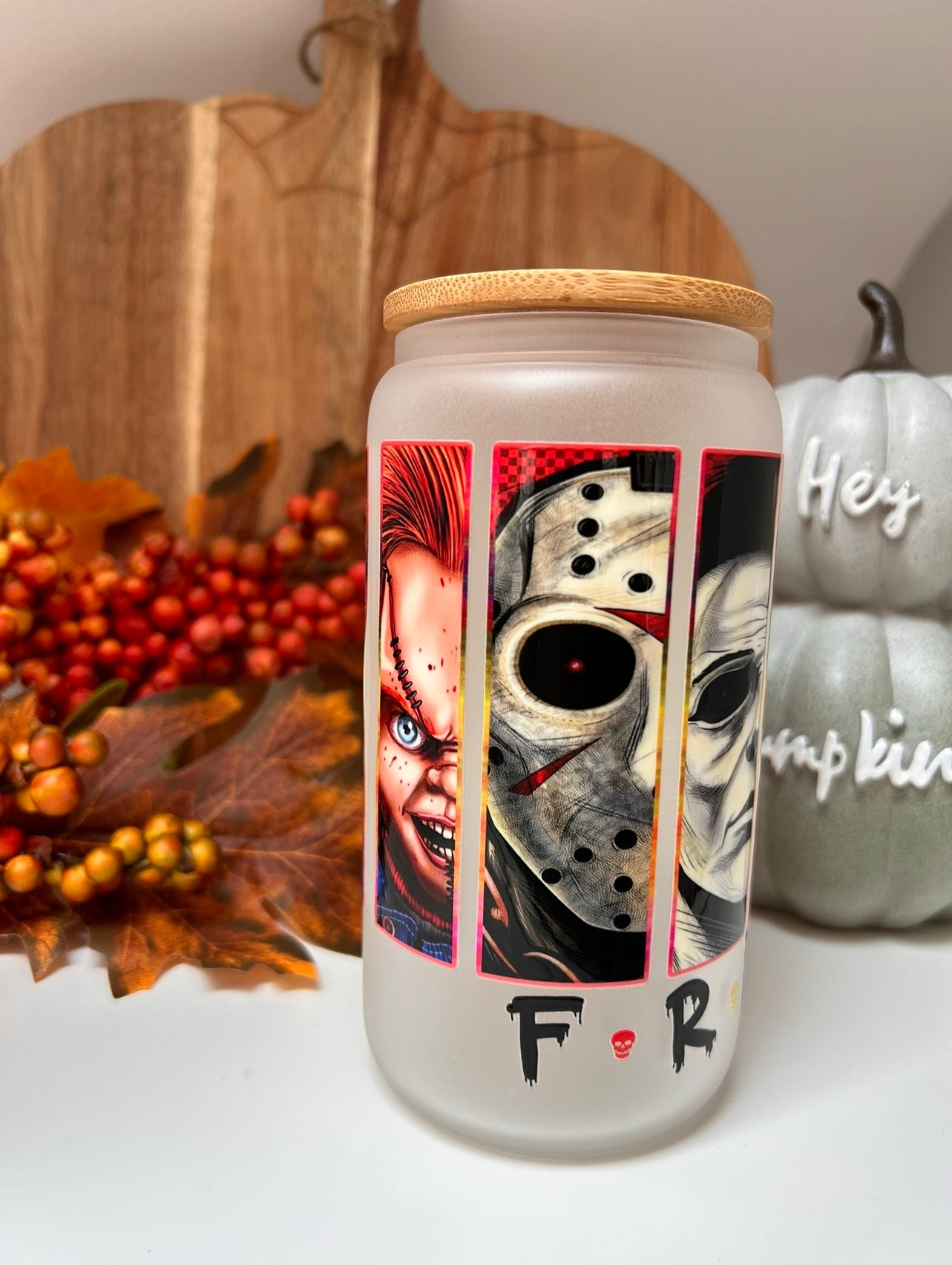 Horror Friends Glass Can