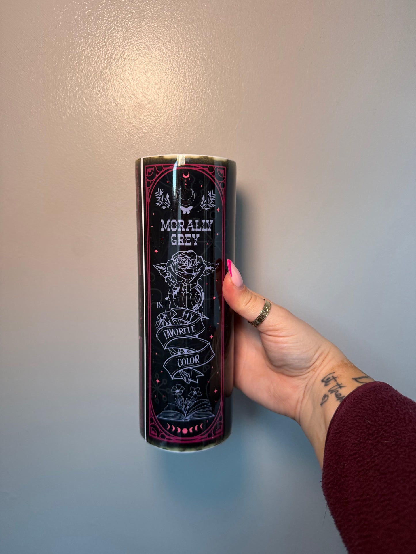 Dark Smutty Book Club Oopsie Tumbler