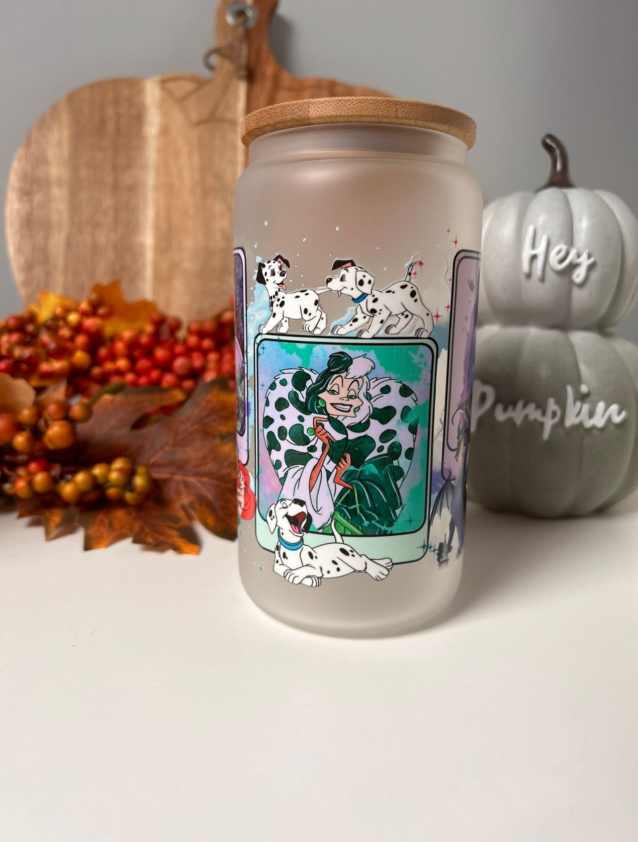 Disney Villains Glass Can