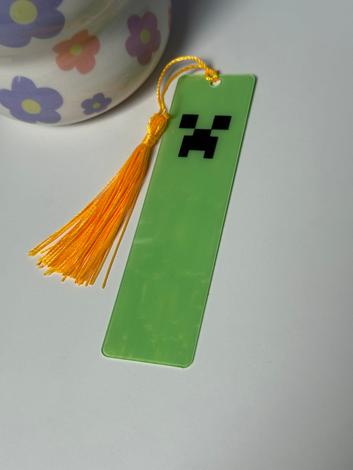 Unique Minecraft Bookmarks Green Minecraft Bookmark – Created by Courtenay