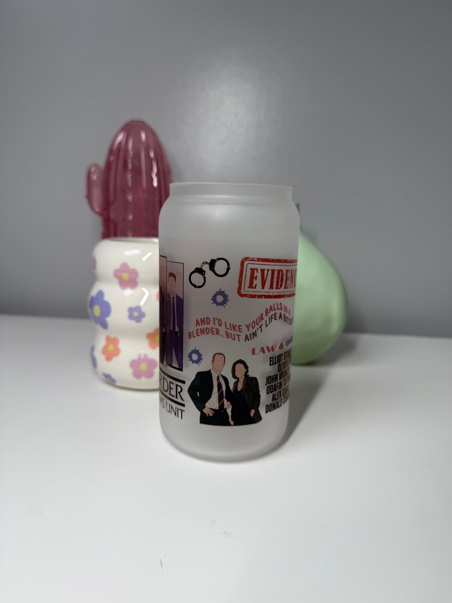 Law & Order SVU Oopsie Glass Can