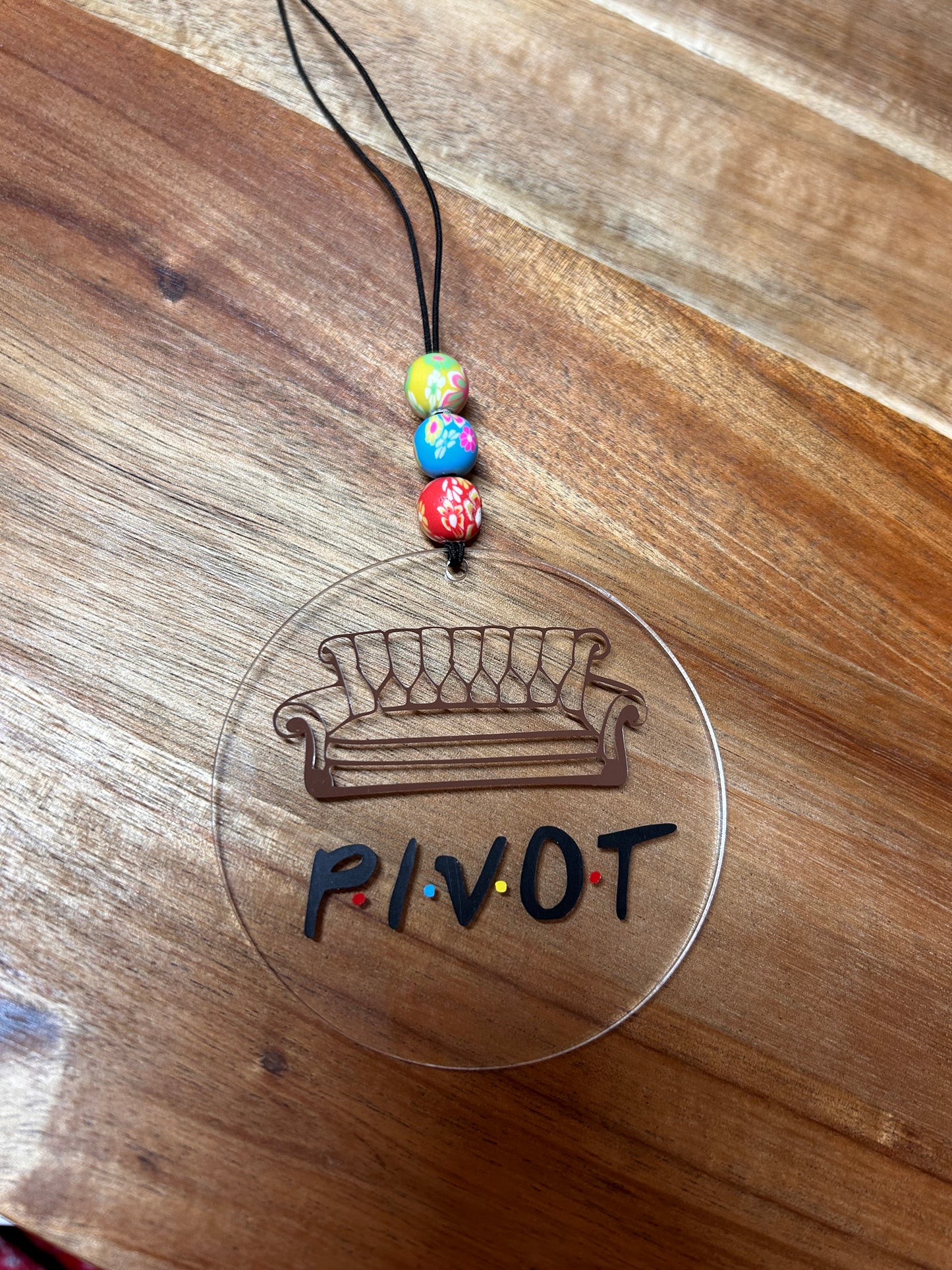 Friends “Pivot” Car Charm