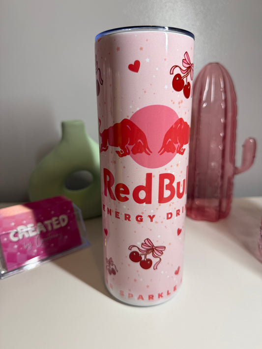Cherry Red Bull Oopsie Tumbler