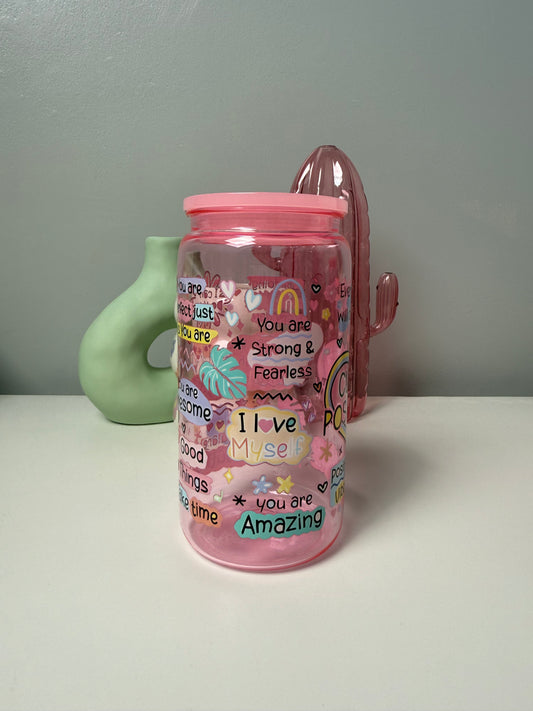Cup of Positivity Plastic Libby Can