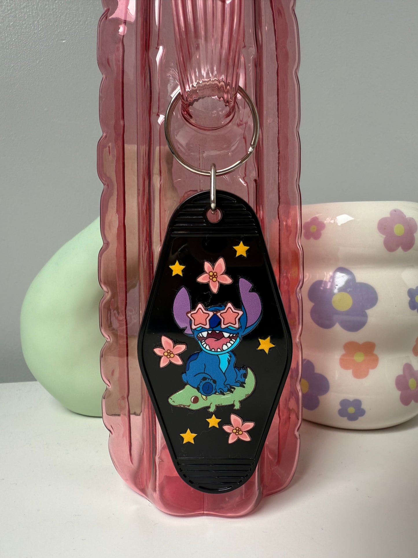 Star Sunglasses Stitch Keyring