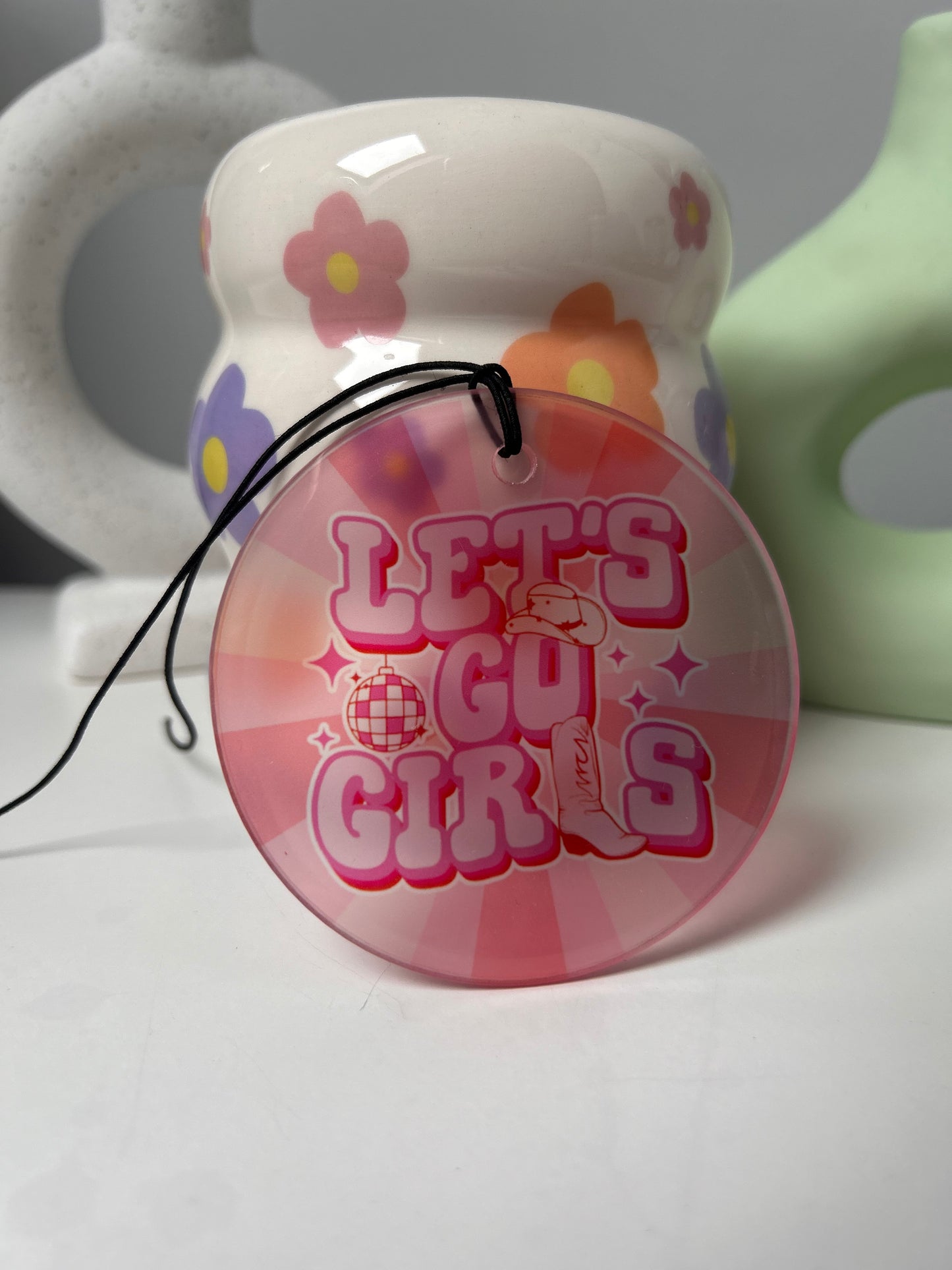 Let’s Go Girls Car Charm