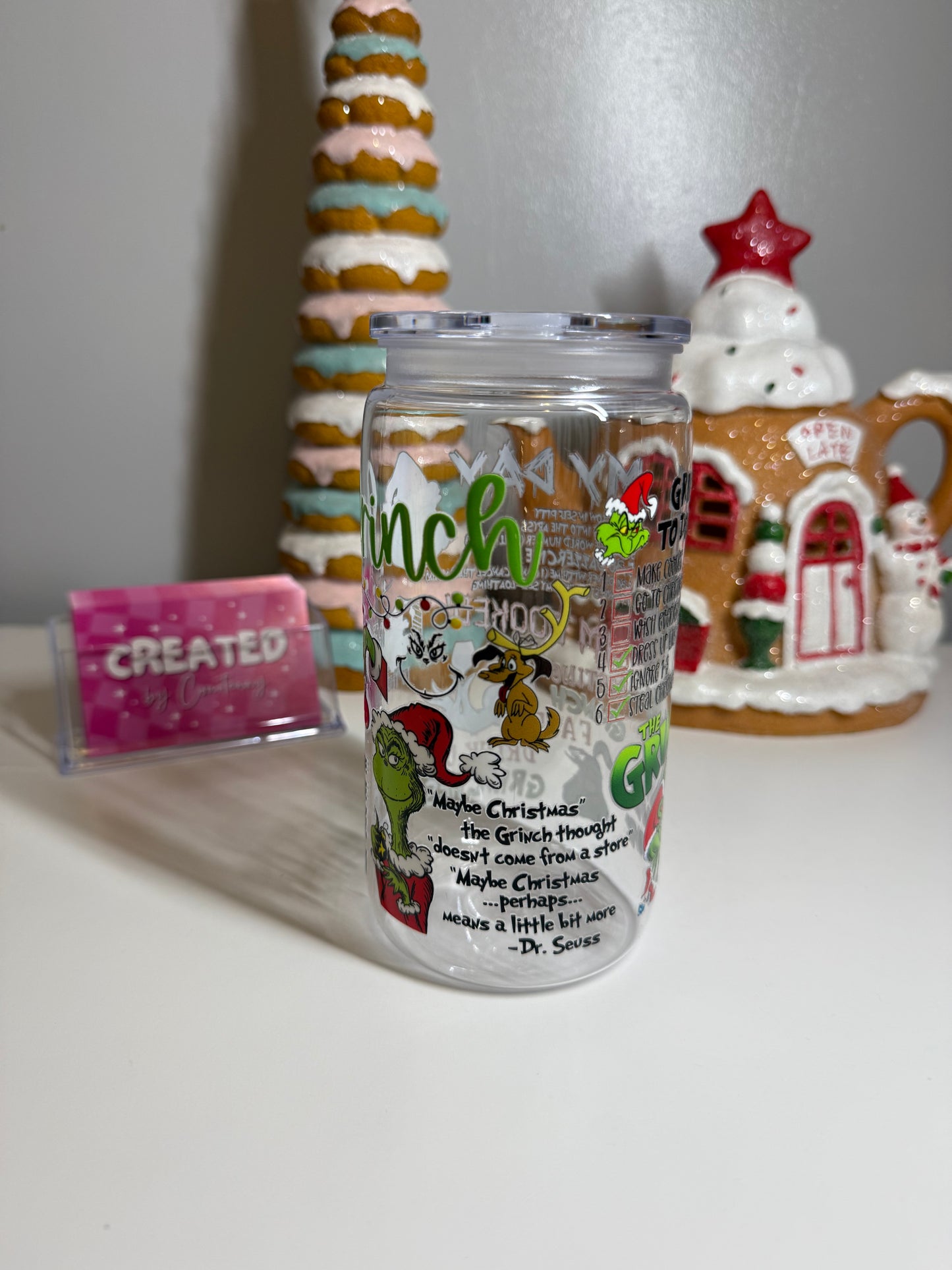 The Grinch Plastic Cup