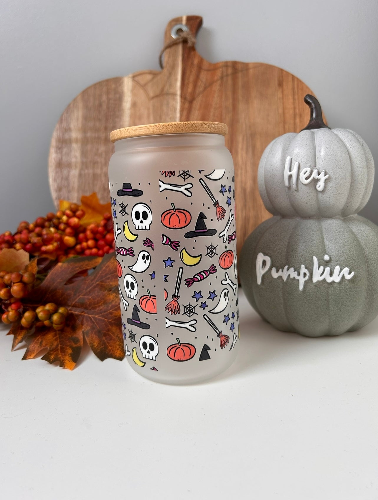 Hocus Pocus Glass Can