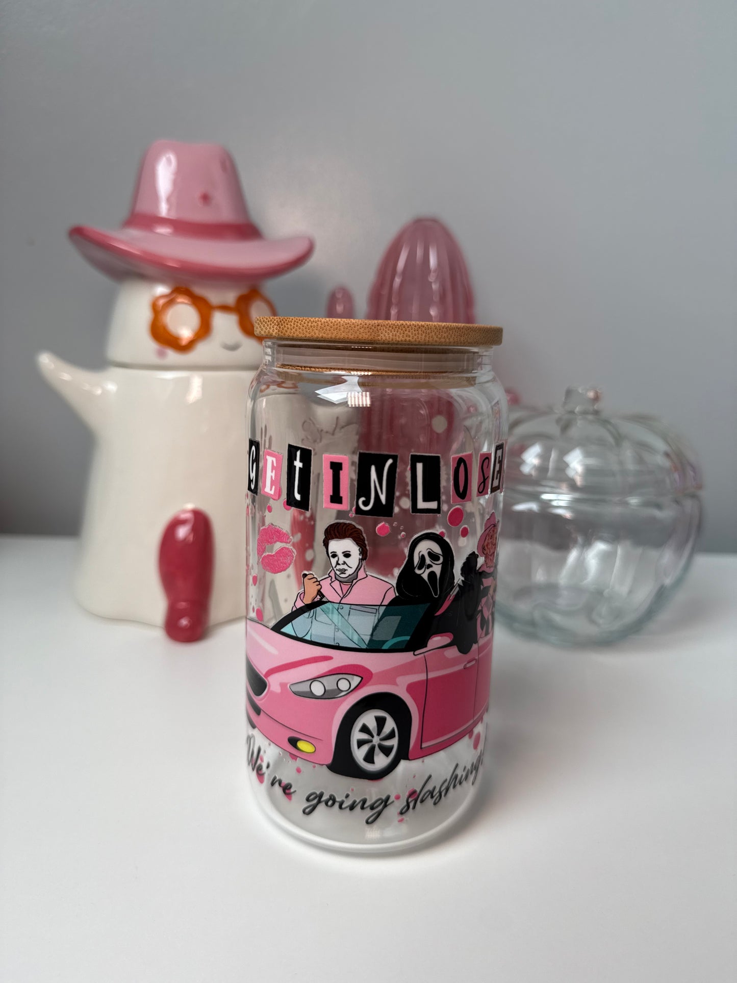 Get In Loser Glass Can