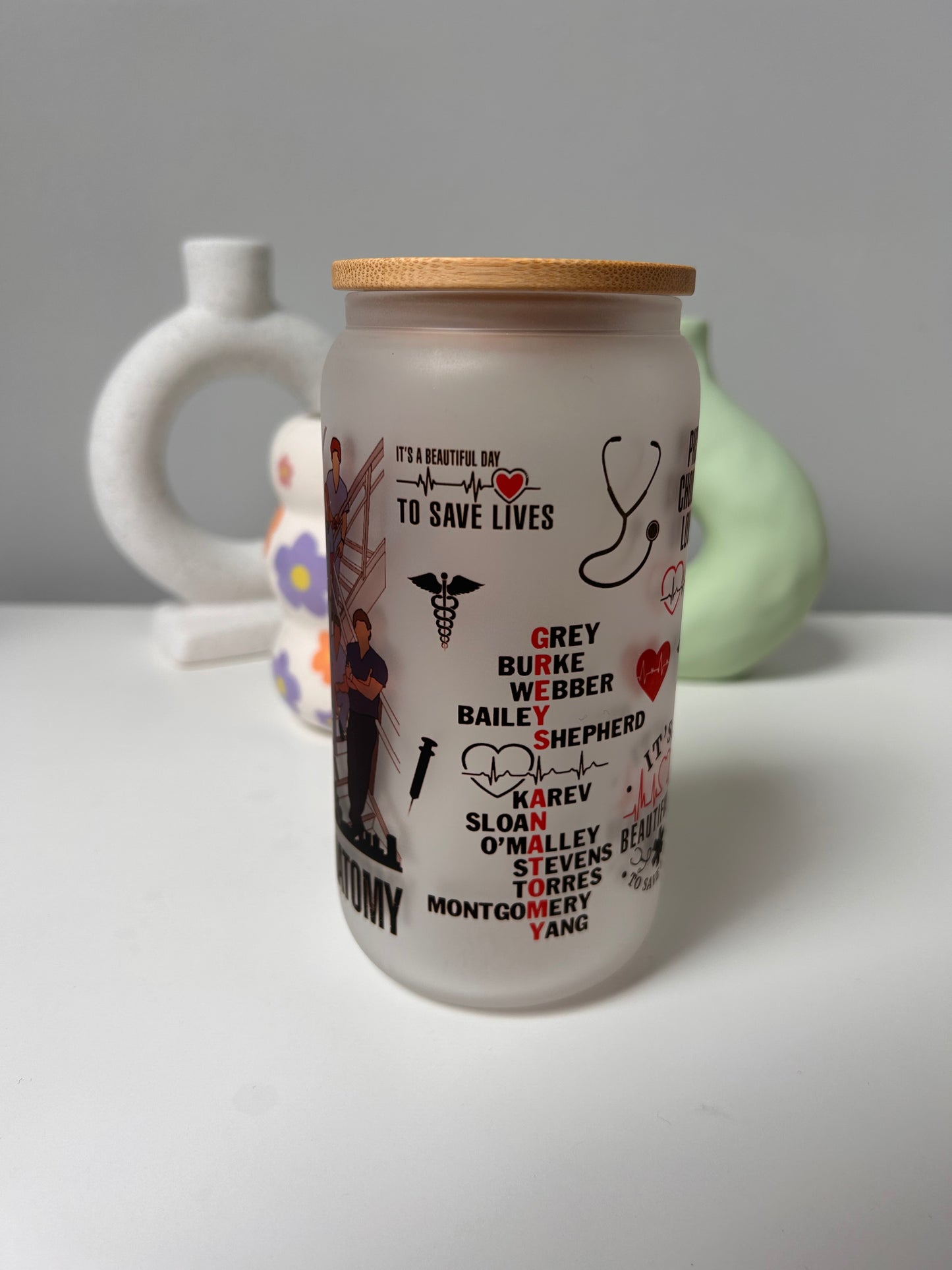 Grey’s Anatomy Glass Can