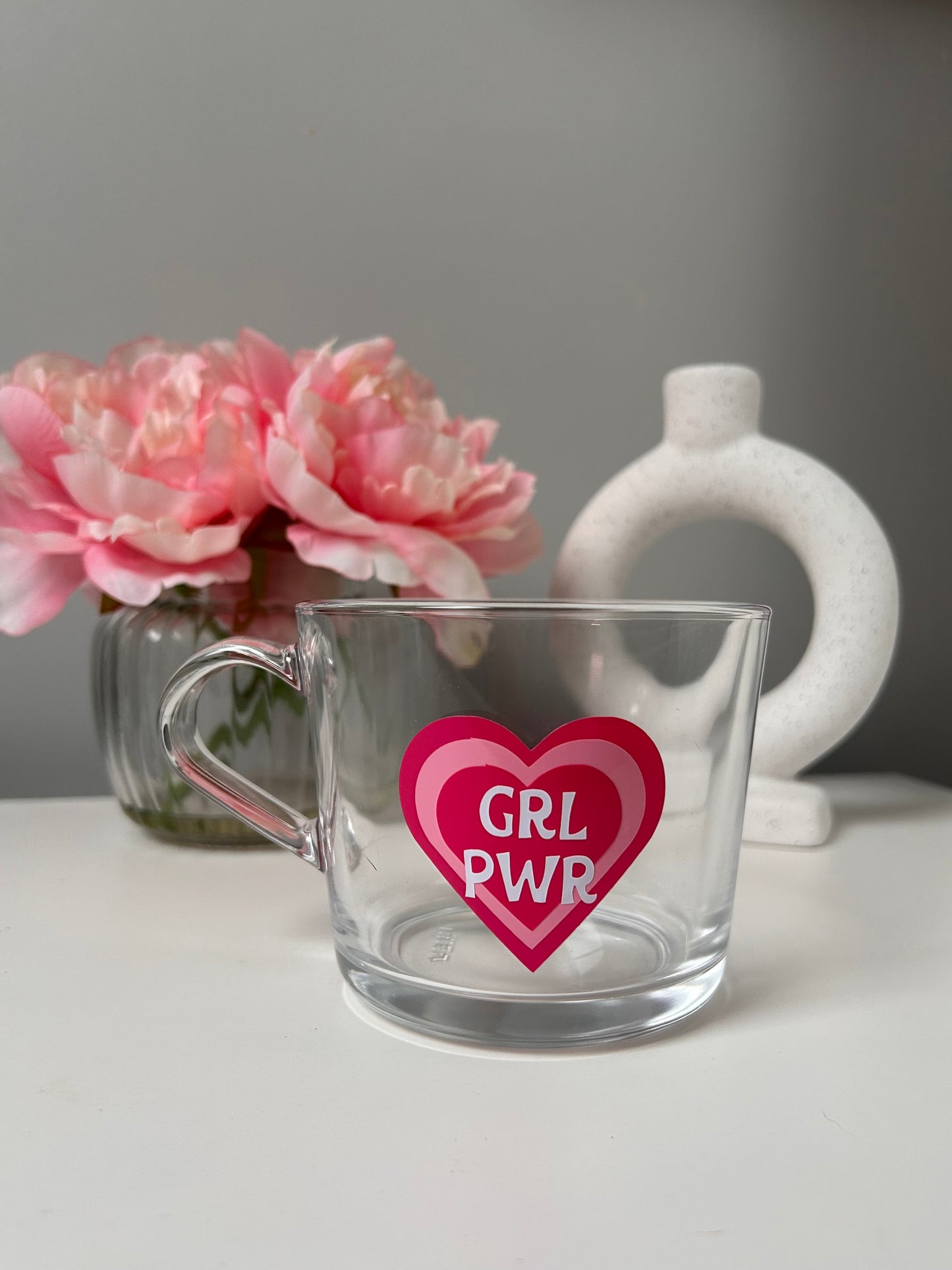 Girl Power Glass Mug