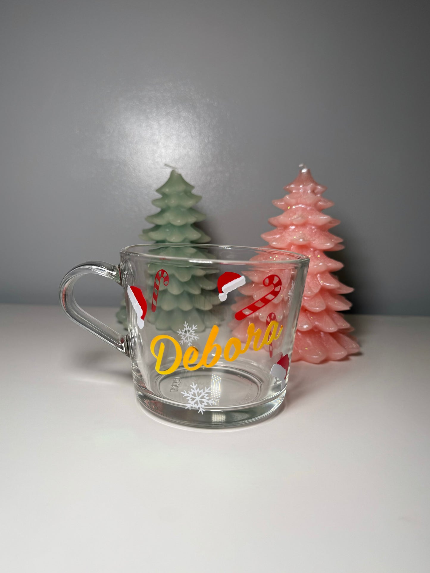 Red & Gold Personalised Christmas Mug