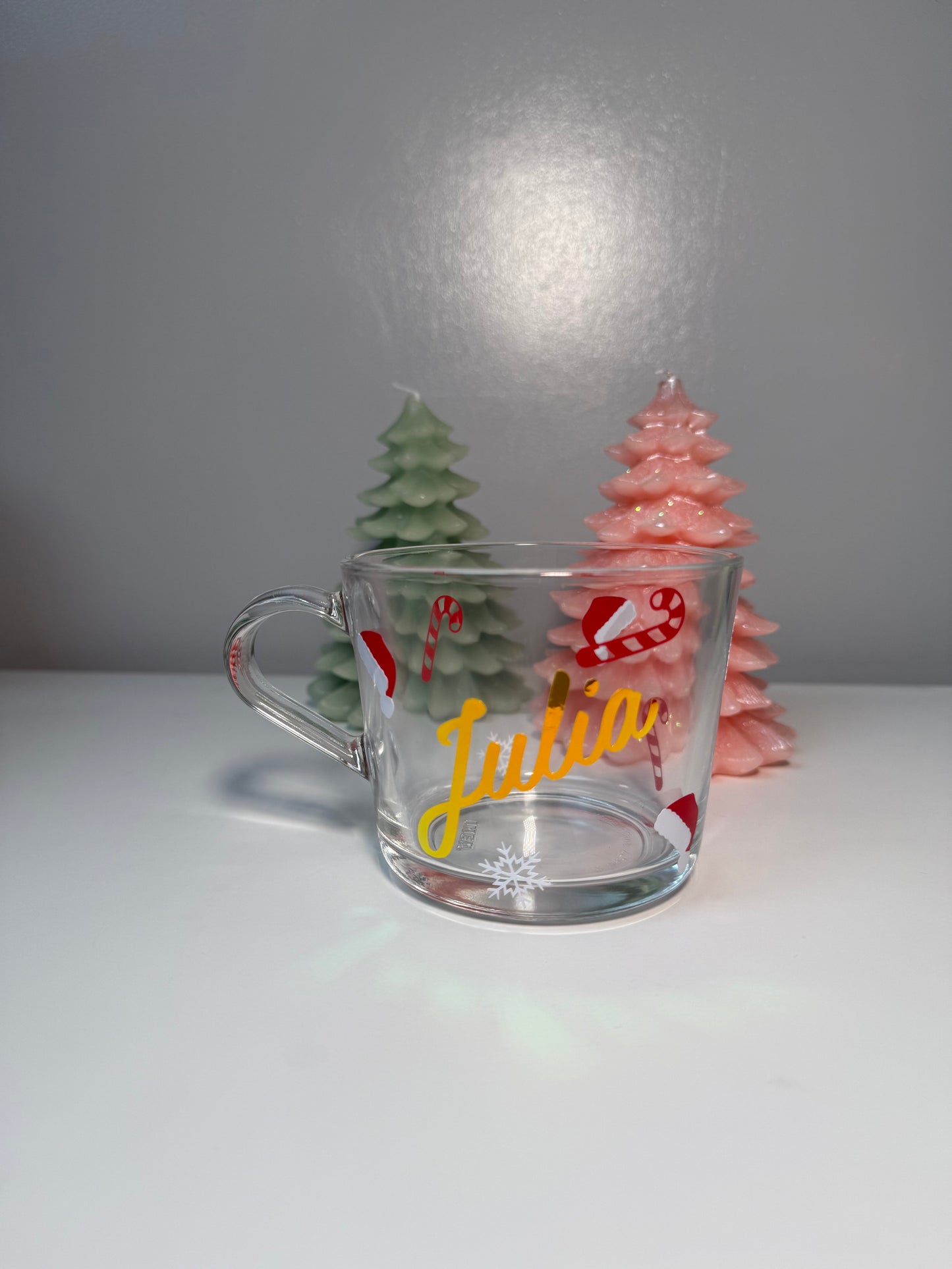 Red & Gold Personalised Christmas Mug