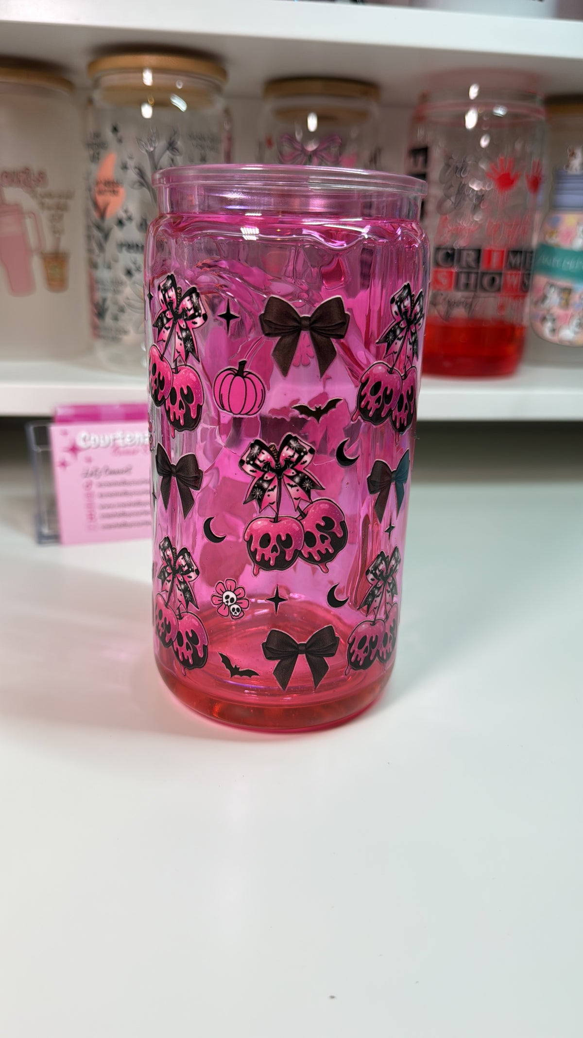 Poison Cherry Drip Plastic Libby Can
