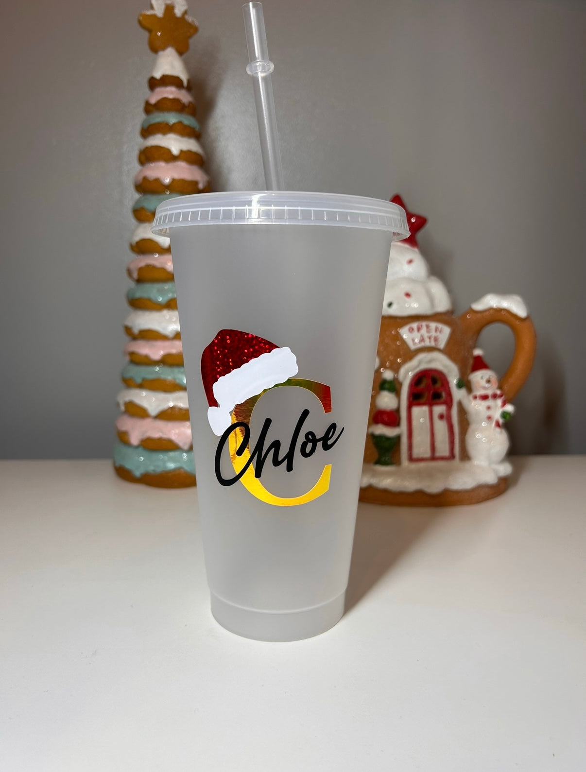 Santa Hat Personalised Tumbler