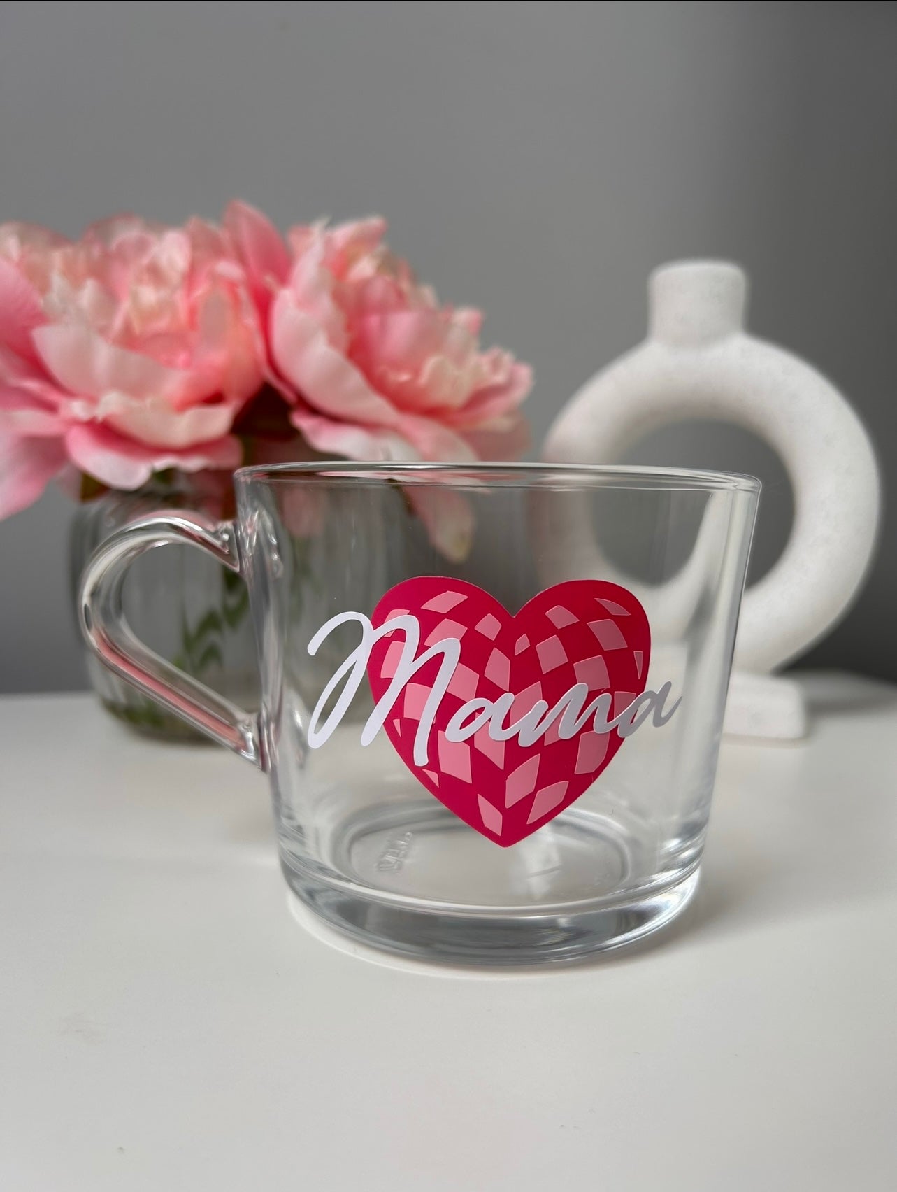 Mama & Mini Glass Mugs Set