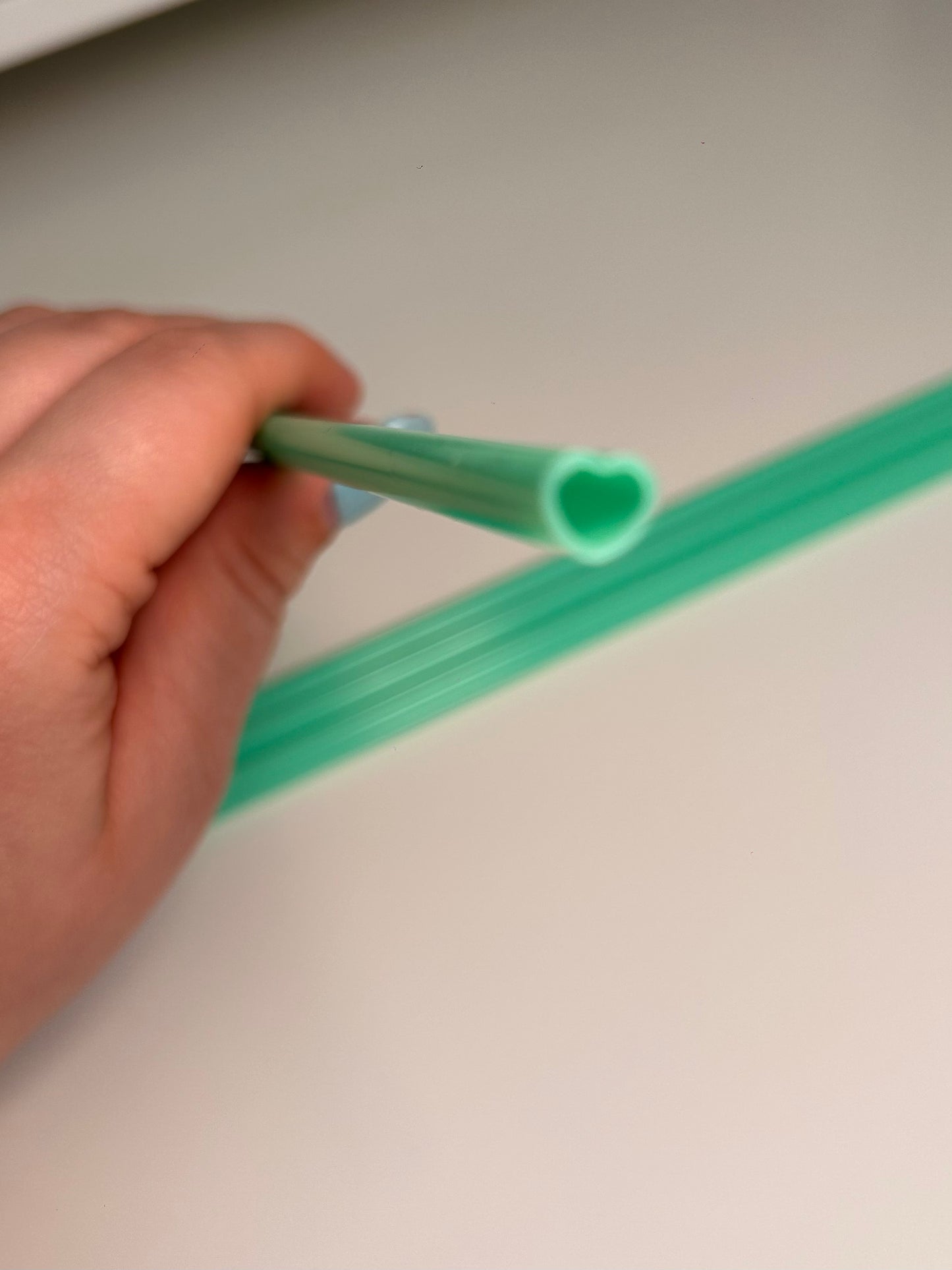 Green Heart Straw