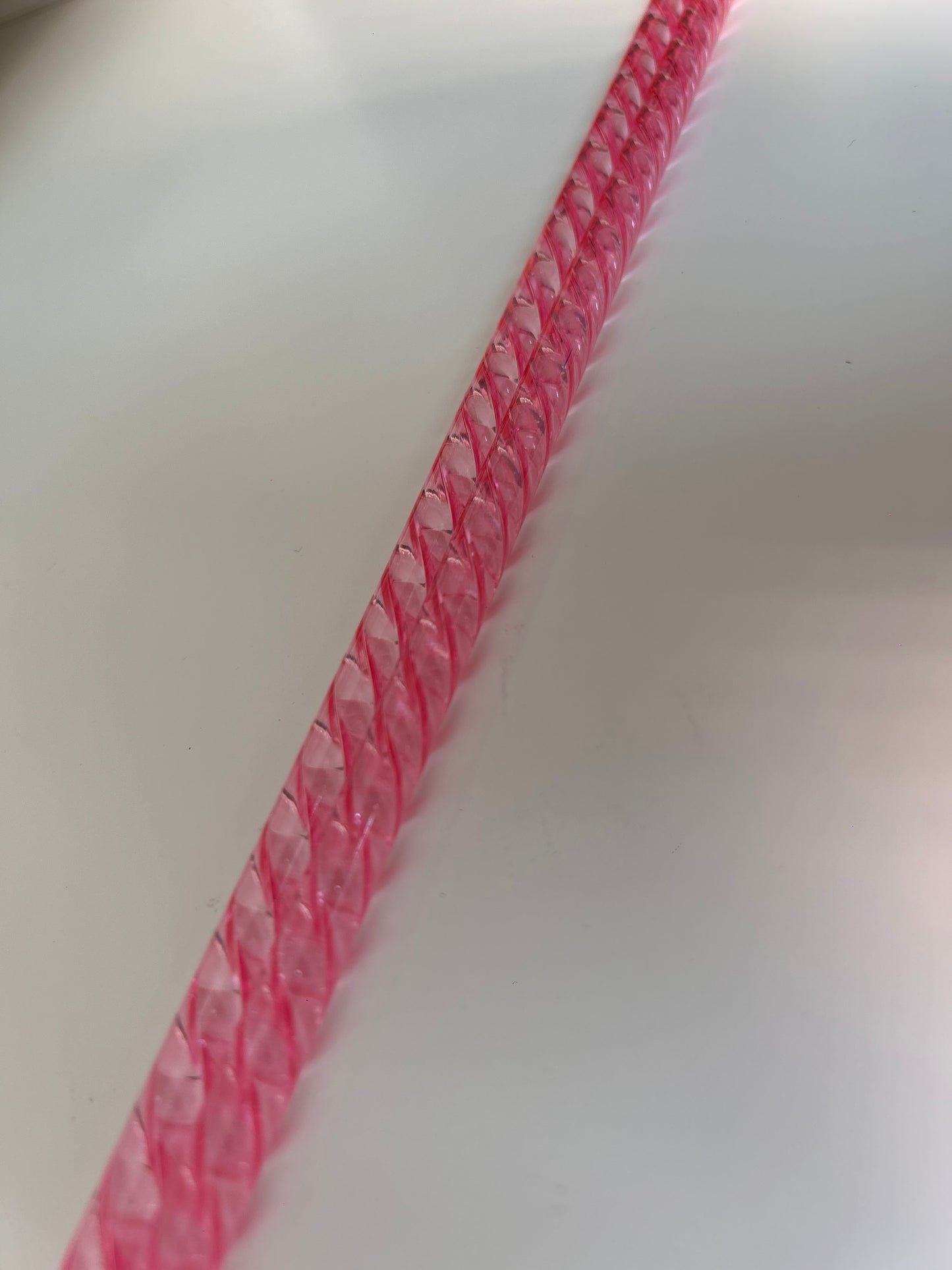 Pink Swirl Straw